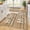 Brown, variant on Vaukki Farmhouse Kitchen Rugs Sets of 3, Non Slip Machine Washable Kitchen Mats for Floor, Low Profile Floor Mats for Sink Laundry Room, White