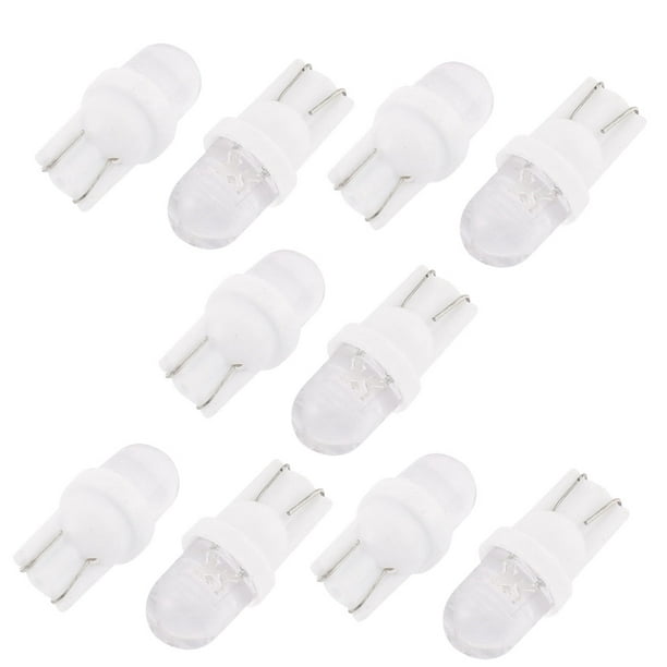 Unique Bargains T10 W5W Blanc SMD LED Ampoules de Tableau de Bord 10pcs  Intérieur de Voiture 