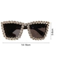 thumbnail image 6 of Eoperou Round Sunglasses Anti-UV Long Service Life Resin Flower Round Sun Glasses for Outdoor, 6 of 8