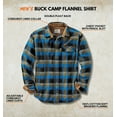 thumbnail image 3 of Legendary Whitetails Men's Buck Camp Flannel Shirt Long Sleeve Button Down 100% Cotton, 3 of 7