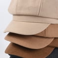 thumbnail image 5 of CoCopeaunts Woolen Women Newsboy Cap Vintage Ladies Beret Solid Color Female Flat Cap Winter Hats for Women Classic Baker Boy Cap, 5 of 8