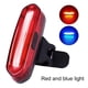 thumbnail image 1 of Luz trasera LED COB para bicicleta, lámpara de advertencia para bicicleta de carretera MTB con carga USB (rojo y azul), 1 of 5