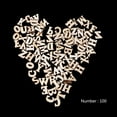 thumbnail image 7 of 100Pcs Wooden Alphabet Embellishment Wood Letters Scrapbooking Cardmaking Craft, 7 of 7