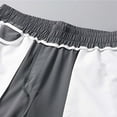 thumbnail image 6 of Men's Fashionable Drawstring Elastic Casual Pants Ice Silk Straight Leg Jogging Comfortable Lightweight Breathable Summer Mens Beach Pants Trousers Vacation Cargo Pants, 6 of 7