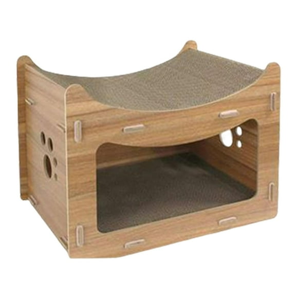 Casa de madera para perros y gatos, transpirable, colgante, para dormir Estilo C