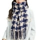 thumbnail image 1 of Bufanda de invierno, Bufandas cálidas, Accesorios para clima frío, Bufandas con flecos, 1 of 5