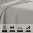 thumbnail image 2 of Kelnaro 2 Pack Microfiber Body Pillowcase 20x54 Inches, Envelope Closure Wrinkle Resistant Soft Body Pillow Cover All Season, Light Gray, 2 of 5