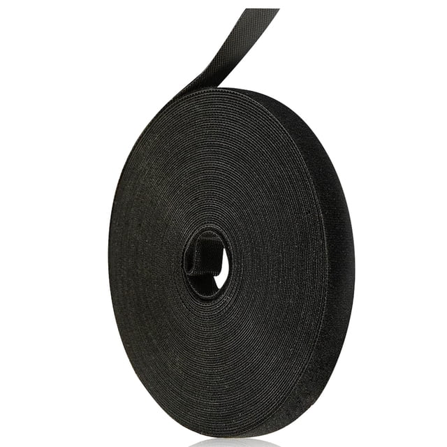 Toystoory Rollo de cinta de nailon para plantas trepadoras, soporte para cultivo, envoltura de flores, suministros de jardín de 125cm, negro Type3 NO3