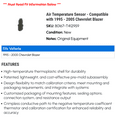 thumbnail image 2 of Air Temperature Sensor - Compatible with 1995 - 2005 Chevy Blazer 1996 1997 1998 1999 2000 2001 2002 2003 2004, 2 of 2