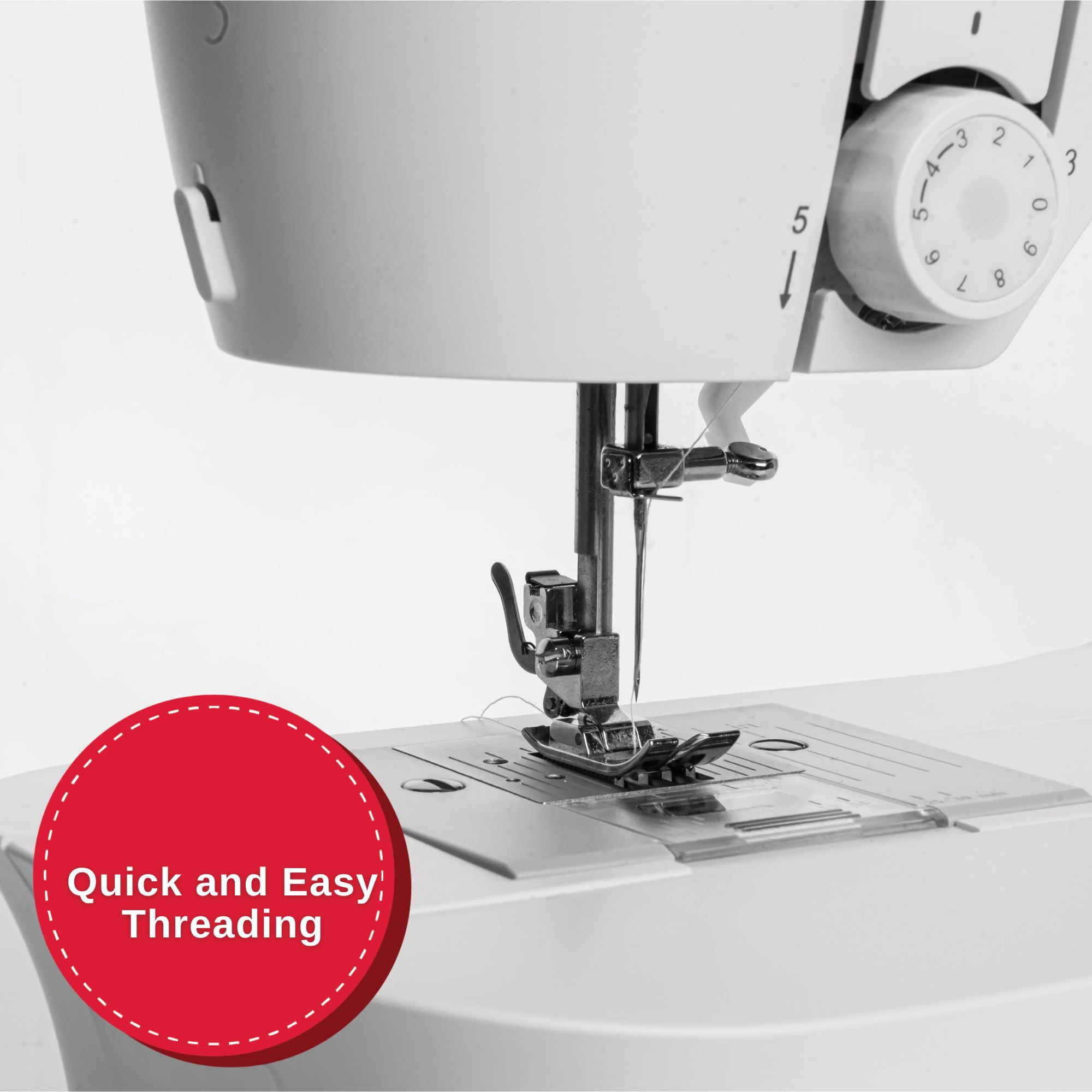 SINGER M1150 Mechanical Sewing Machine With 45 Stitch Applications, LED Light & 1Step Buttonhole | S(图5) SINGER M1150 Mechanical Sewing Machine With 45 Stitch Applications, LED Light & 1Step Buttonhole | S(图5)