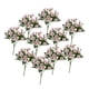 thumbnail image 2 of 10 paquetes de flores de seda artificiales para centros de mesa, decoración exterior. Rosa, 2 of 9