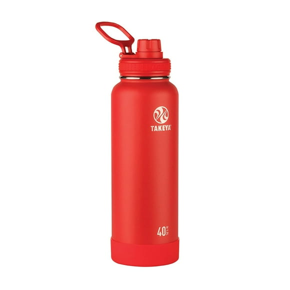 Botella de agua Takeya Actives con aislamiento al vacío, 1,2 L, sandía
