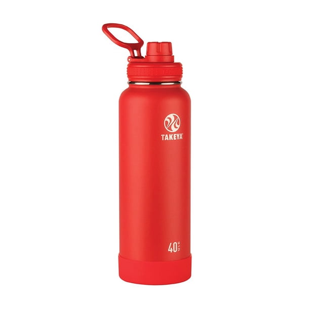 Botella de agua Takeya Actives con aislamiento al vacío, 1,2 L, sandía