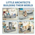 thumbnail image 6 of Wanan Kids Couch 10PCS, Modular Kids Play Couch for Playroom Bedroom, 10 in 1 Multifunctional Kid Sofa for Playing, Creativing, Sleeping, Indoor Toddler Couches for Boys and Girls, 6 of 8