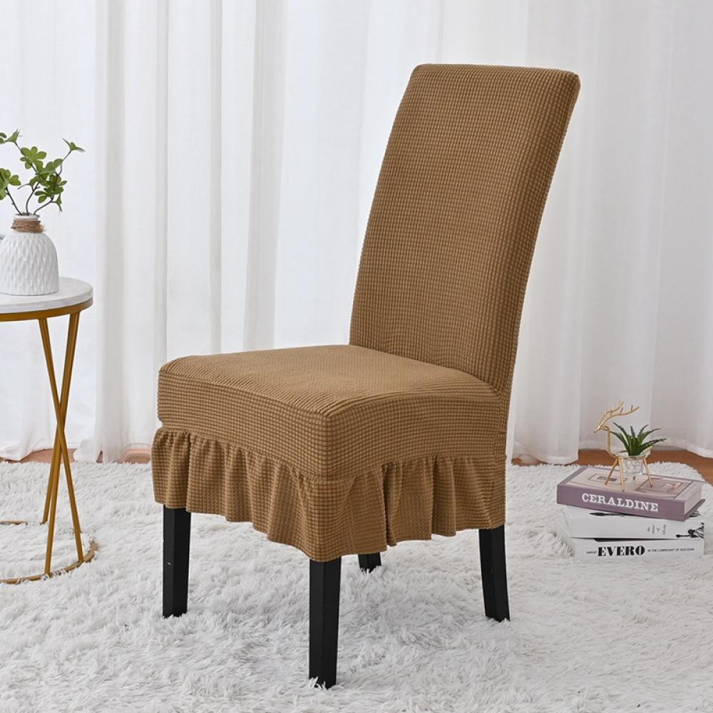 Simple Check Rocker Pineapple Check Stretch Plain Skirt Dining Table