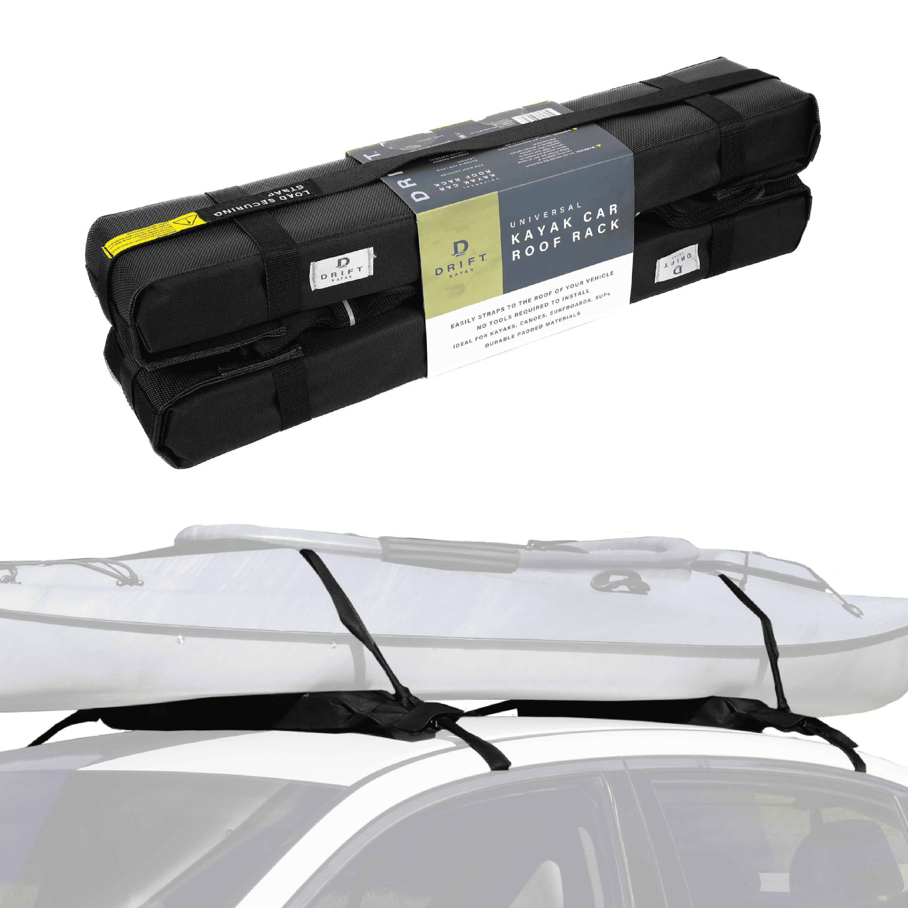 Costway Universal Foam Automotive J Bar Kayak Carrier for Car SUV Truck Roof Rack Walmart