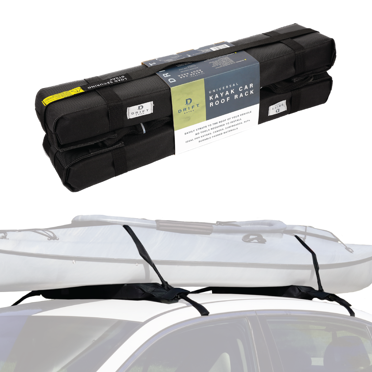 D DRIFT ALL THINGS WATER 24 Universal Kayak Roof Carrier Rack, Adjustable Detachable, with Adjustable Straps