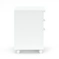 thumbnail image 3 of Safco Resi Ped Classeur Roulant à 3 Tiroirs Verrouillable pour Bureau à Domicile, Blanc, 3 of 7
