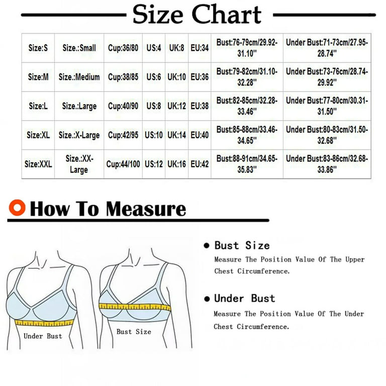 Woo Store Women Everyday Plus Size Wireless Bras Push Up Tops Cool and  Breathable B-E CUPS