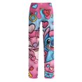 thumbnail image 5 of Pantalon de Pyjama Rose Vif Bas de Pyjama Doux Pantalon de Détente Ample Décontracté m, 5 of 5