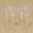 thumbnail image 4 of Qtip cotton swab holder dispenser, cotton swab apothecary jar with lid for bathroom container storage organization B, 4 of 5