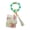 Green, variant on Luminous Silicone Keyring Bracelet Beaded Wrislet Keychain for Women Girl Card Wallet Car Keys Chain Holder Bangle Key