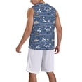 thumbnail image 2 of Sikiie Underwater World Animals Basketball Jersey Reversible Men's Mesh Athletic Sports Shirts Training Practice S-4XL, 2 of 6
