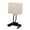 White, variant on Fwttom Wall Lamps, Bedside Table Lamp with 2 USB Charging Portsh & 2 Ac Sockets Press Lamp with Fabric Linen Shade for Living Room Bedroom Office Reading Work
