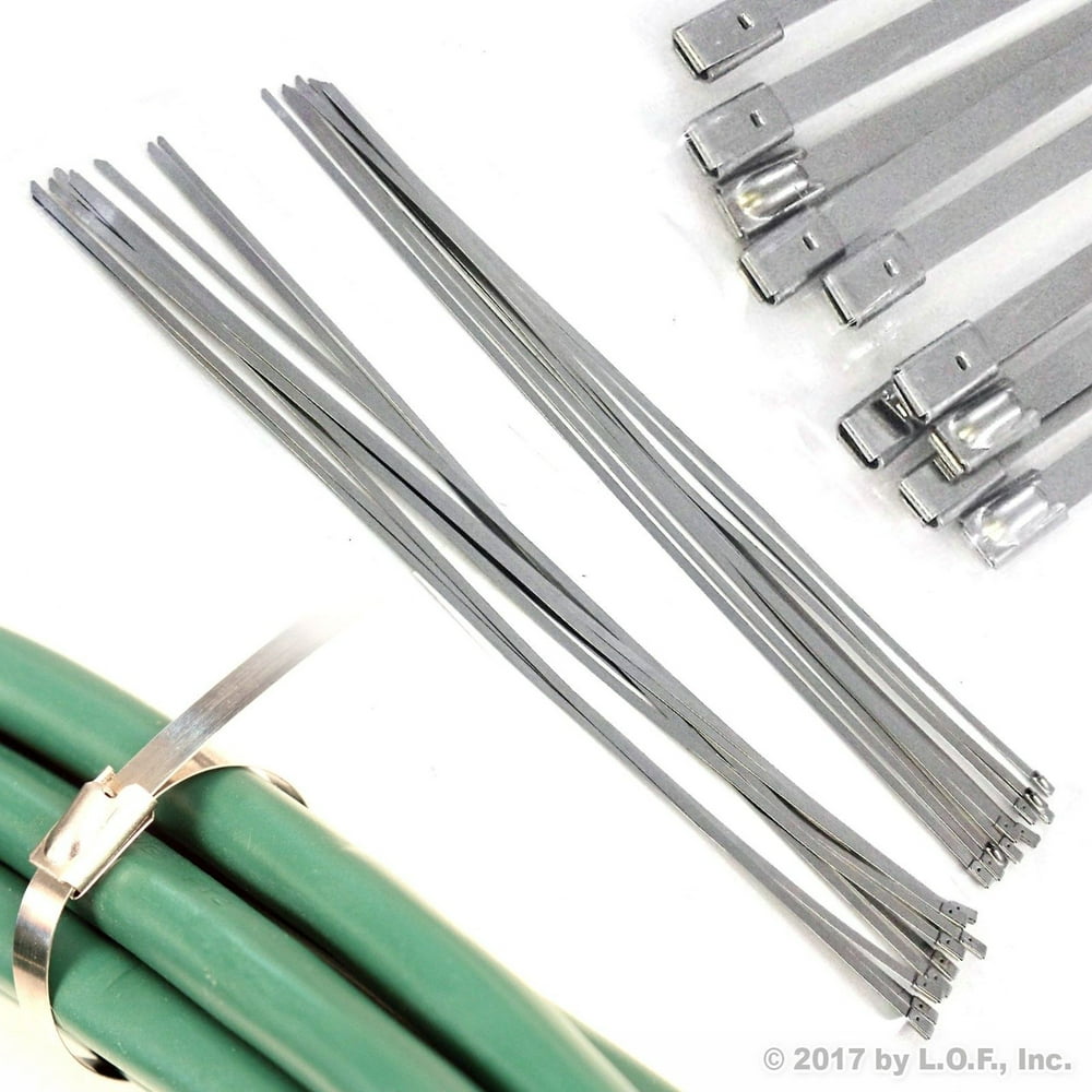 20Pack Heavy Duty 15.7 Inches (115lbs) Stainless Steel Exhaust Locking