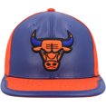 thumbnail image 2 of Men's Mitchell & Ness Royal/Orange Chicago Bulls Day One Snapback Hat, 2 of 5