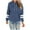 Navy, variant on Gytharion Womens Hooded Sweatshirts Fall Loose Casual Long Sleeve Pullover Top with Pocket Fashion Stripe Printed Drawstring Hoodies for Women