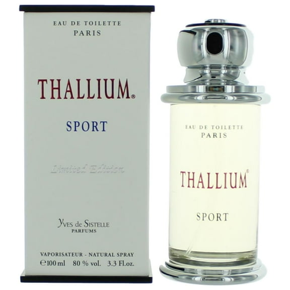 Parfums Jacques Evard Thallium Sport Eau De Toilette Spray (Limited Edition) for Men 3.4 oz