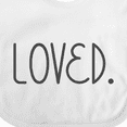 thumbnail image 4 of Inktastic Loved Boys or Girls Baby Bib, 4 of 4