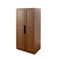 thumbnail image 6 of GAKMCIL 31.5"x21.65"x62.99" Kitchen Pantry Cabinet, Freestanding Sideboard with Doors & two 6-level shelves & one 5-level compartment, Multi Level Storage for Kitchen, Living Room, Dining Room,Walnut, 6 of 14