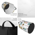thumbnail image 5 of Lsque Colorful Insects pattern Laundry Hamper Basket, Tall Woven Rope Hamper Basket for Clothes, Lightweight Storage Basket, Collapsible Waterproof-Small, 5 of 8