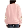 thumbnail image 4 of TTUHYWXI Women Sparkle Sequin Christmas Sweatshirt Santa Graphic Crewneck Sweater Long Sleeve Xmas Pullover Tops (Pink, S), 4 of 8