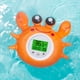 thumbnail image 5 of Termómetro de agua Termómetro de baño con temperatura ambiente Pantalla retroiluminada de tres colores Fahrenheit y Celsius Termómetro de temperatura de seguridad para bañera de juguete flotante con f TOMSHOO Termómetro de agua, 5 of 6