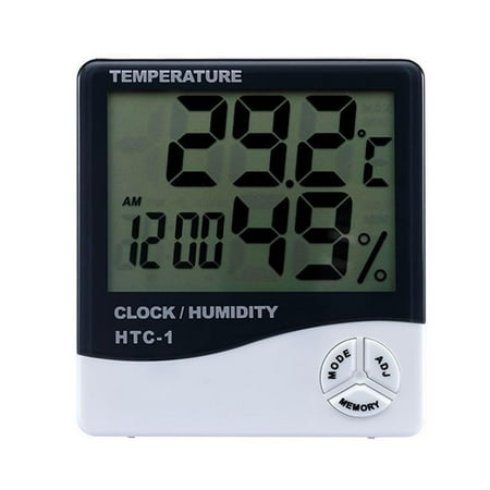 

Famure Home Thermometer and Humidity Meter|High-precision Temperature and Humidity Monitor|Portable Indoor Meter with Alarm Clock or Bedrooms Baby Rooms