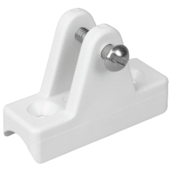 4" Winter White Sea Dog Nylon Concave Deck Hinge