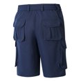 thumbnail image 5 of Zshosam Shorts Men Big and Tall Men's Casual Shorts Elastic Jogger Gym Active Pocket Shorts (Navy,XL), 5 of 9