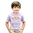 thumbnail image 3 of WERYOUNG Girls Back To School T Shirt Short Sleeve Round Neck Cartoon Printed T-Shirts Kids Lightweight Knit Tees First Day Of School Shirt Trendy Tops 12-13 Years, 3 of 3