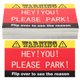 thumbnail image 1 of Nestingho 100Ud Tarjetas De Estacionamiento Con Mensajes Humorísticos Para Recordatorio Eficaz, 1 of 6