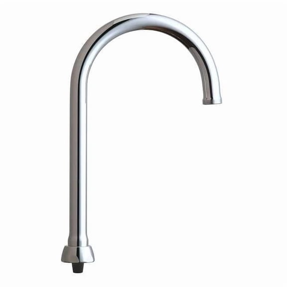 Chicago Faucet Gooseneck Spout, Brass GN2AFCJKABCP