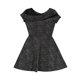 thumbnail image 1 of Bar III Vestido ajustado y acampanado metálico para mujer, Metálico, XX-Pequeño, 1 of 2