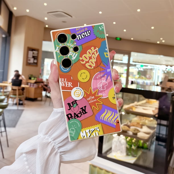 Actualice el estilo y la protección de su iPhone con esta carcasa de teléfono a prueba de golpes de goma TPU con diseño de dibujos animados moderno y resistente