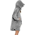thumbnail image 4 of Kids Girls Boys Oversized Hoodie Sloth Snuggle Blanket Super Soft Warm Fleece, 4 of 5