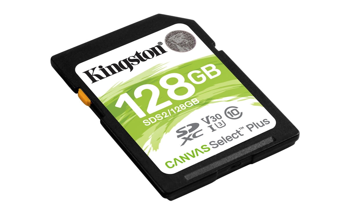 Kingston 128GB SDHC Canvas Select Plus 100MB/s Read Class 10 UHS-I