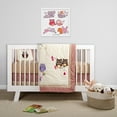thumbnail image 2 of BabyFad Owl Pink 9 Piece Crib Bedding Set, 2 of 6