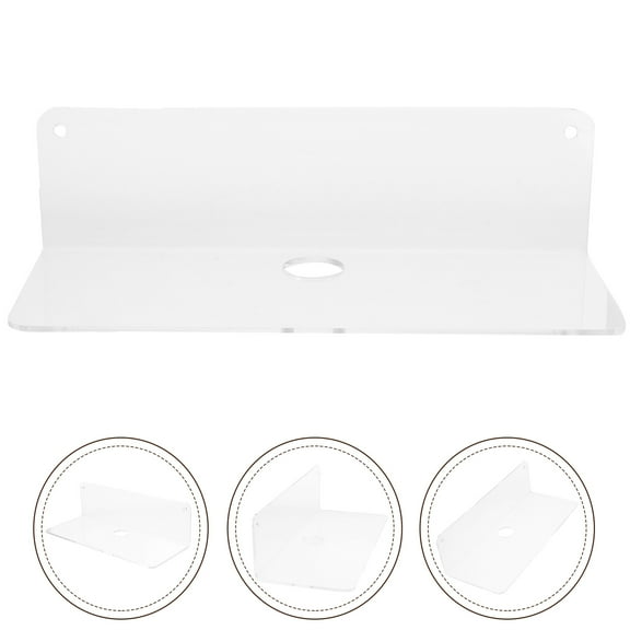 WHAMVOX  Clear Shelves for Wall Storage Rack Easy Clean Shelf