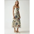 thumbnail image 4 of Patterned Maxi Dress with Heart Collar, 4 of 5